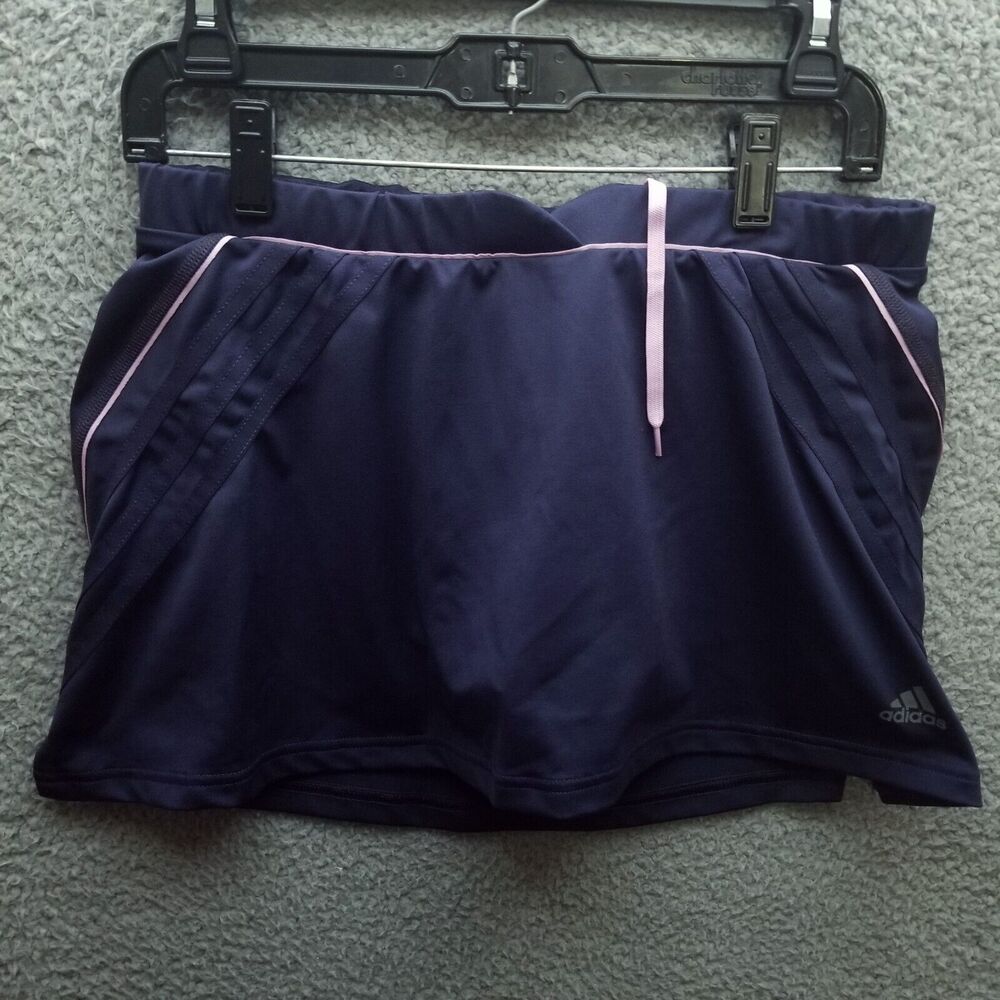 Adidas Supernova 12.5" H Purple A-Line Activewear Skort 30" 2.75" 7.75"